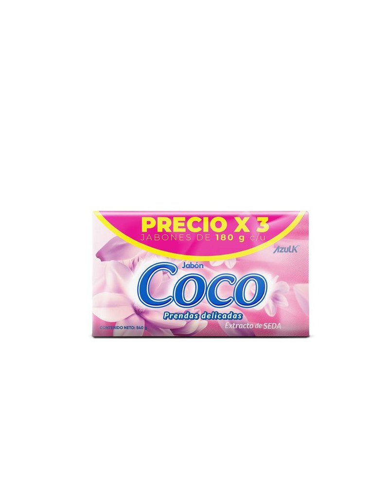 JABON COCO PRENDAS DELICADAS X 180G