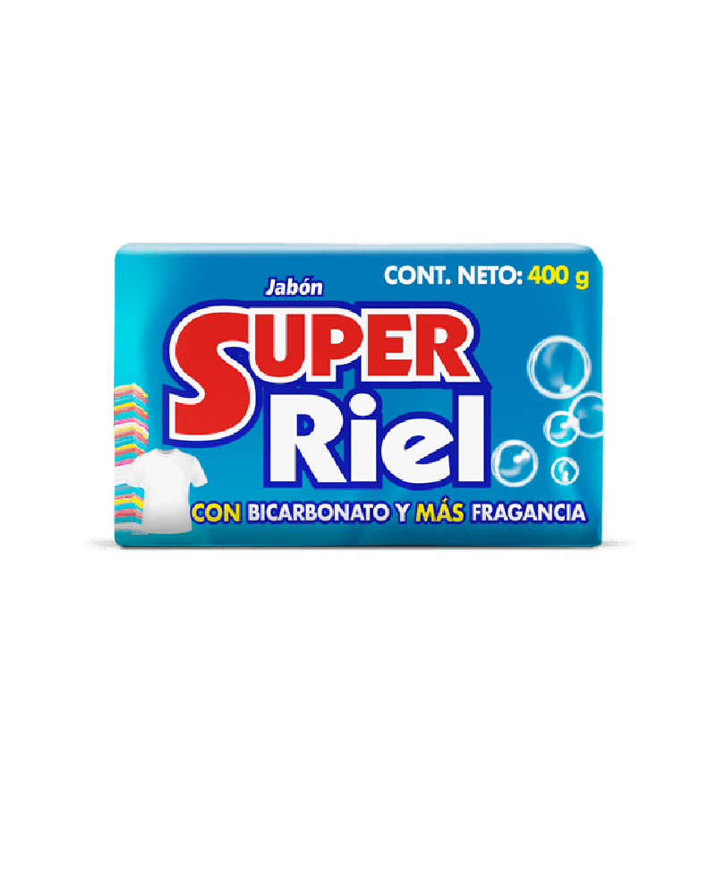 Jabon en Barra Super Riel  X1 400 g