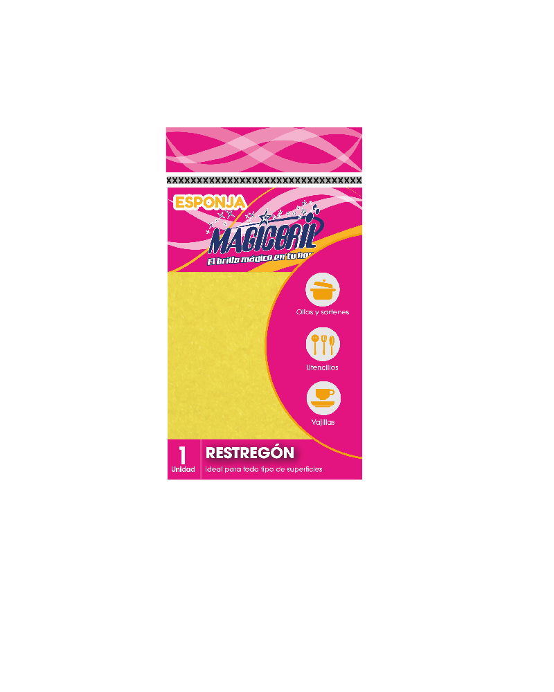 Esponja Restregon Magibril X12